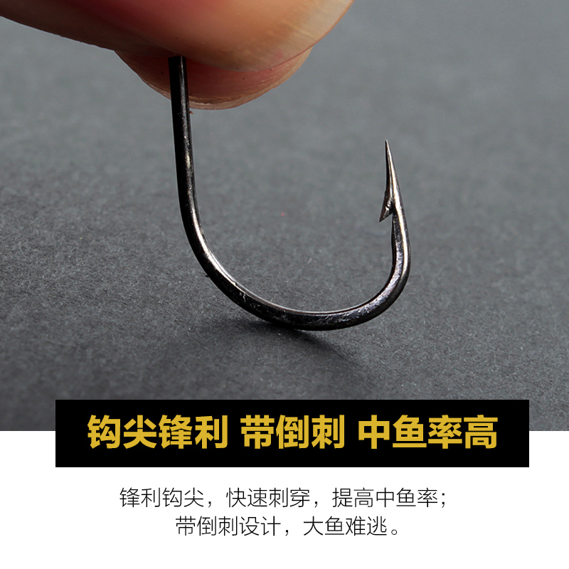 伊豆魚鉤散裝 帶倒刺歪嘴魚勾釣魚配件用品 1號伊豆散鉤一.
